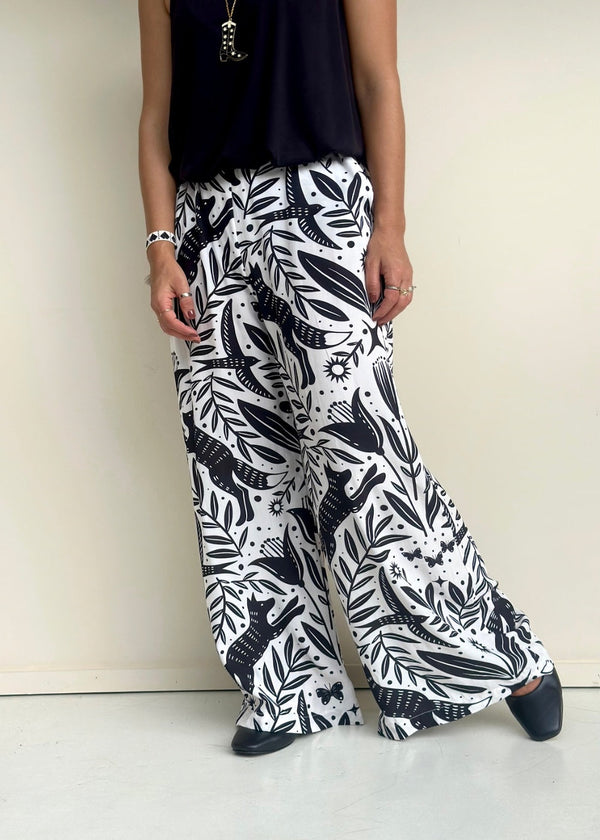   Pantalón Liza lobos print