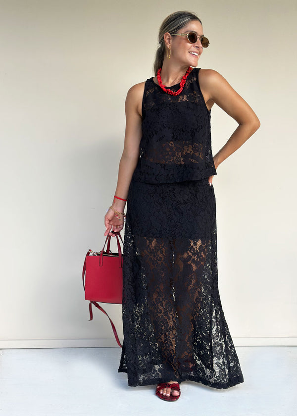 Coralina Maxi Skirt Black