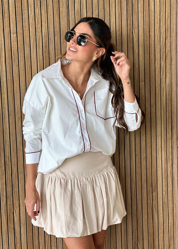 Camisa Evelia Vivos Vino