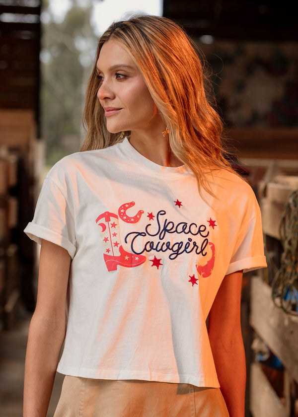 Camiseta Faustina Marfil