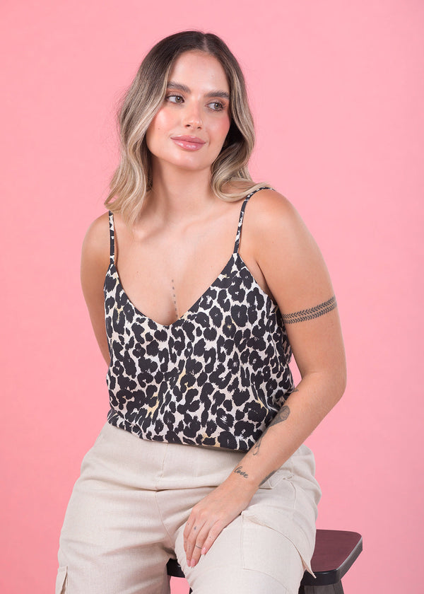 Camisa Flora Print